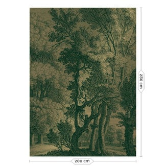 KEK Amsterdam Wallmural Gold Engraved Landscapes green - div.afm.