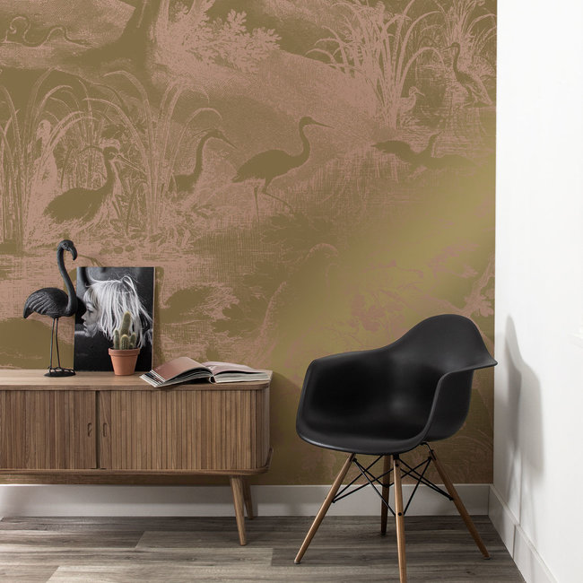 KEK Amsterdam Wallmural Gold Engraved Landscapes nude - div.afm.