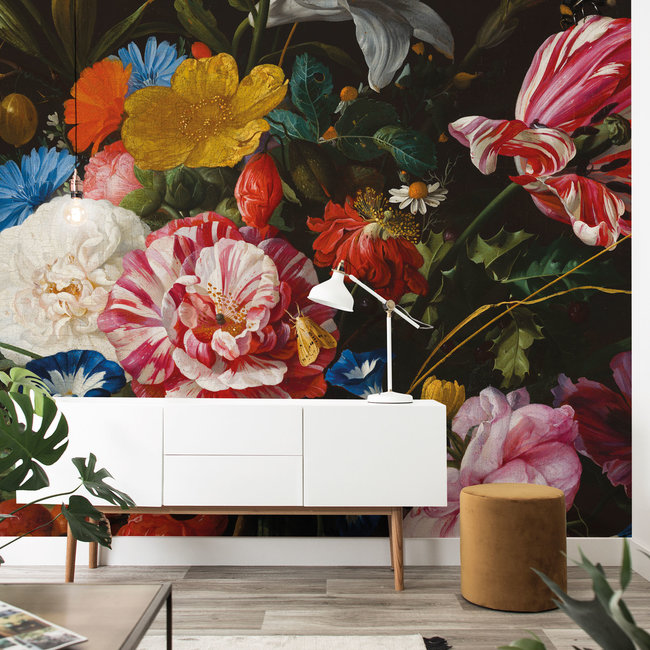 KEK Amsterdam Wallmural Golden Age Flowers VI 8d