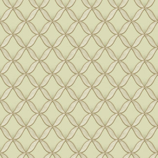 Dutch Wallcoverings Vliesbehang - Fabric Touch geometric light green - FT221225