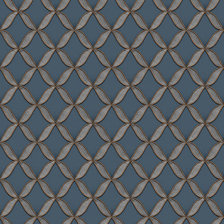 Dutch Wallcoverings Fabric Touch geometric brown - FT221227