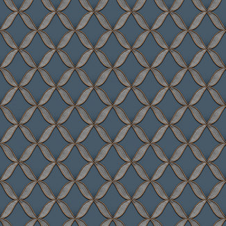 Dutch Wallcoverings Vliesbehang - Fabric Touch geometric brown - FT221227