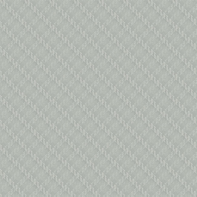 Dutch Wallcoverings Wall Fabric chevron green - vliesbehang - 10mx53cm - WF121047