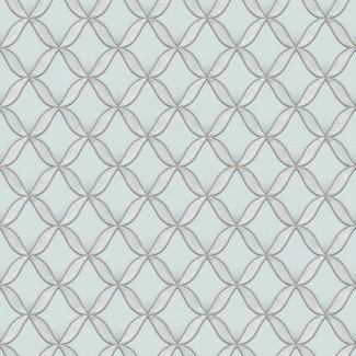 Dutch Wallcoverings Fabric Touch geometric light blue - FT221223