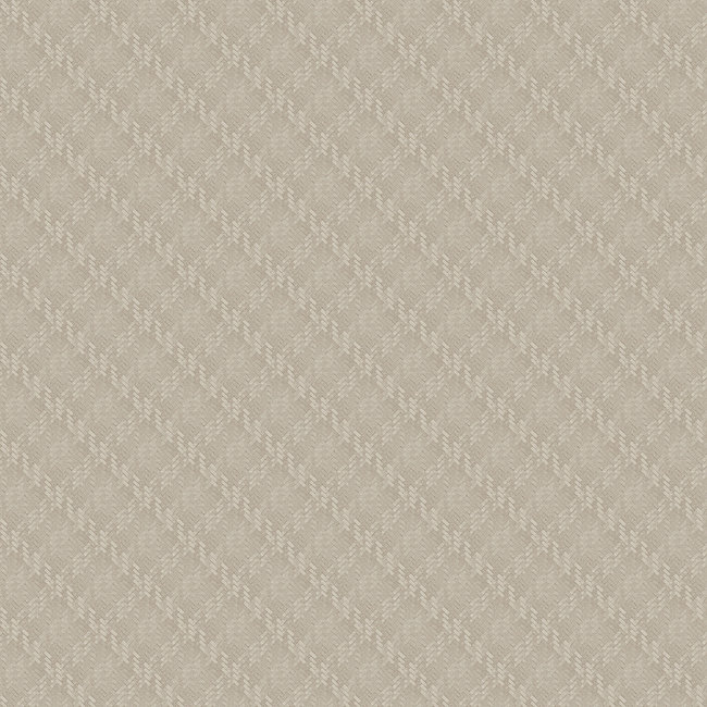 Dutch Wallcoverings Wall Fabric chevron khaki - vliesbehang - 10mx53cm - WF121045