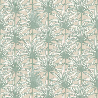 Dutch Wallcoverings Eden palm grijs/groen - M32207