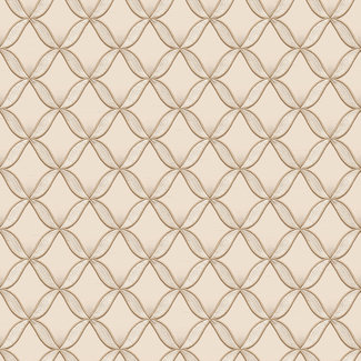 Dutch Wallcoverings Fabric Touch geometric cream - FT221222