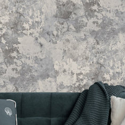 Grijs behang
