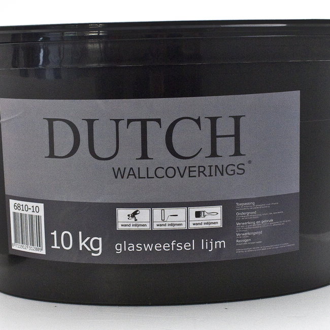 Dutch Wallcoverings Dutch Wallcoverings glasweefsellijm 10kg kant en klaar