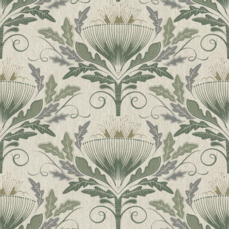 Dutch Wallcoverings Poetry Secret Garden green - 19104