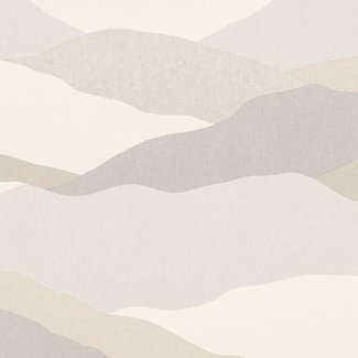 Dutch Wallcoverings Vliesbehang - Arty Abstract hills beige - M451-09