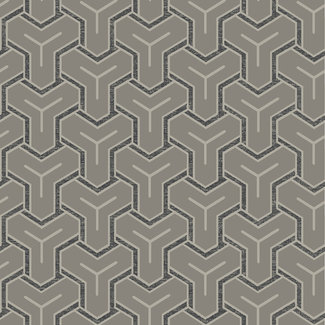 Dutch Wallcoverings Onyx dessin grijs/beige - M262-08