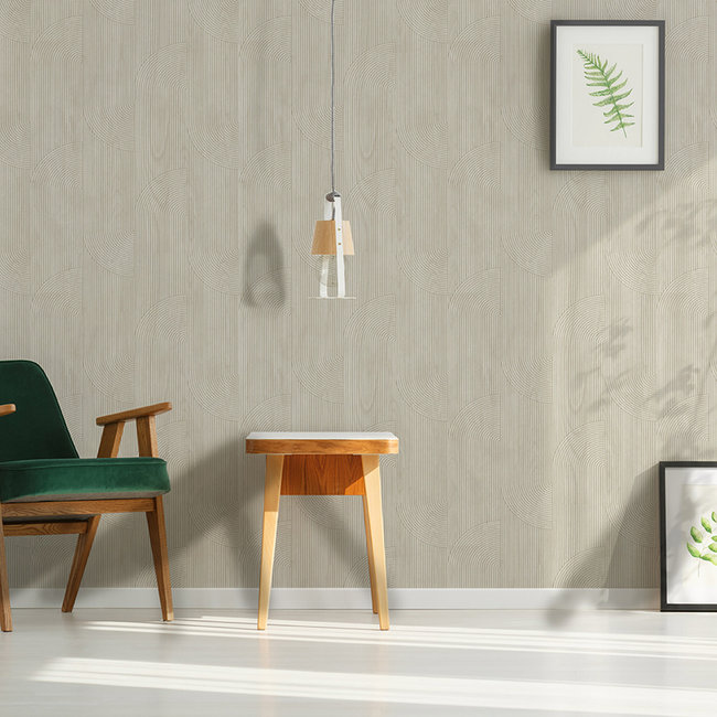 Dutch Wallcoverings Onyx dessin grijs - Vliesbehang - 10m x 53cm - M316-07