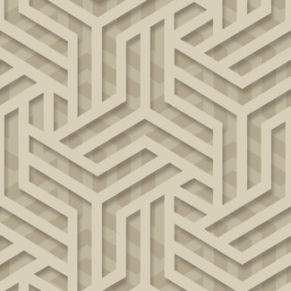 Dutch Wallcoverings Onyx dessin beige/goud - M350-02