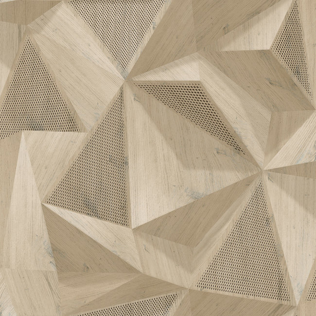 Dutch Wallcoverings Onyx dessin beige - Vliesbehang - 10m x 53cm - M351-07