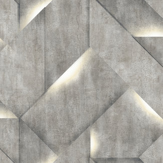 Dutch Wallcoverings Onyx dessin grijs - M352-09