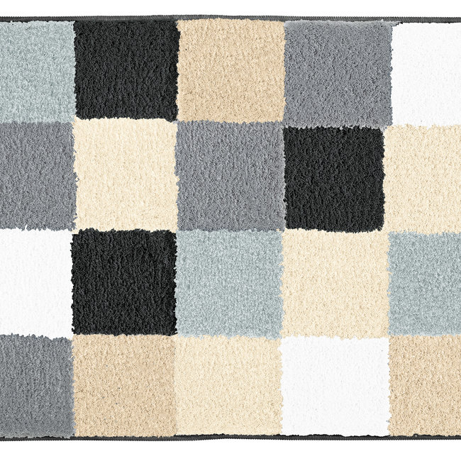 Kleine Wolke Badmat Caro Zwart