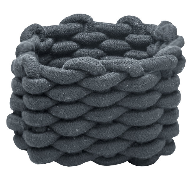 Kleine Wolke Opbergbox Fellone Zwart