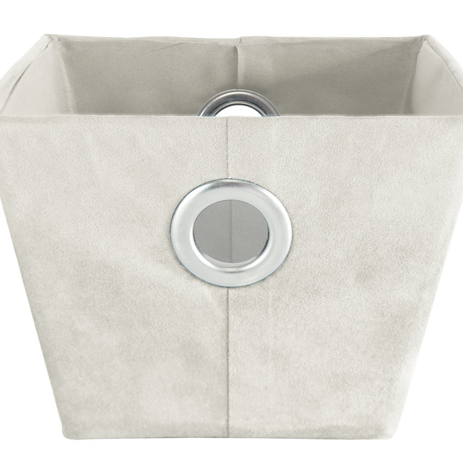 Kleine Wolke Opbergbox Suede Raffia