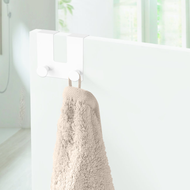 Kleine Wolke Door Hooks Twin Door Hooks Wit