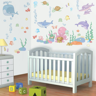 Walltastic Walltastic Decor Kit Baby Under Sea