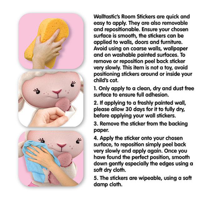 Walltastic Walltastic Decor Kit Doc McStuffins