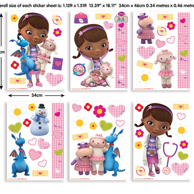Walltastic Walltastic Decor Kit Doc McStuffins
