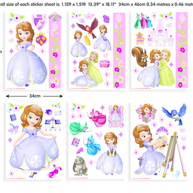 Walltastic Walltastic Decor Kit Sofia the 1st