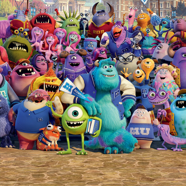 Walltastic Walltastic Monsters University 8-d