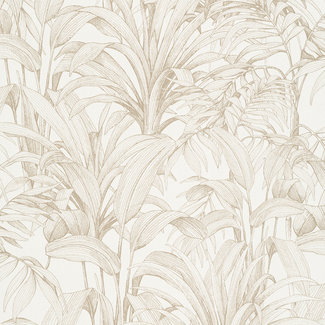 Dutch Wallcoverings Dutch Wallcoverings - Asperia- Aliare wit/goud - A51402