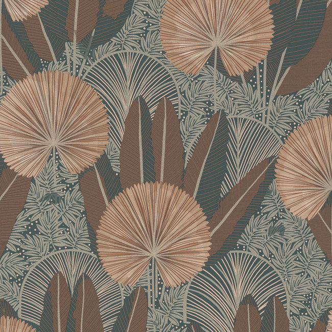 Dutch Wallcoverings Duch Wallcoverings - Asperia- Asperia bruin - vliesbehang - 10m x 53cm - A54703