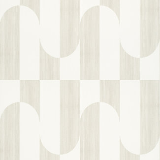 Dutch Wallcoverings Dutch Wallcoverings - Asperia- Gael wit/zilver - A55701