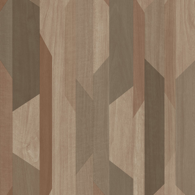 Dutch Wallcoverings Duch Wallcoverings - Asperia- Kiruna bruin - vliesbehang - 10m x 53cm - A57002