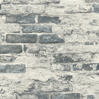 Dutch Wallcoverings Dutch Wallcoverings - Asperia- Battersea brick grijs - A58102