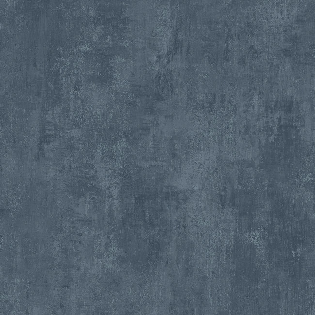 Dutch Wallcoverings Duch Wallcoverings - Couleurs II uni betonlook blauw - vliesbehang - 10m x 53cm - J743-01