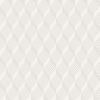 Dutch Wallcoverings Dutch Wallcoverings - Grace 3D stitched cube silver - GR322301
