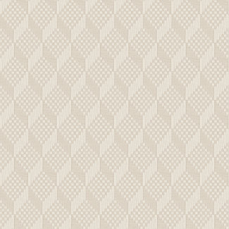 Dutch Wallcoverings Dutch Wallcoverings - Grace 3D stitched cube cream - GR322302