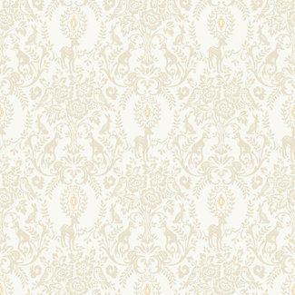 Dutch Wallcoverings Dutch Wallcoverings - Little Kids- Lapin beige/wit - JS3303