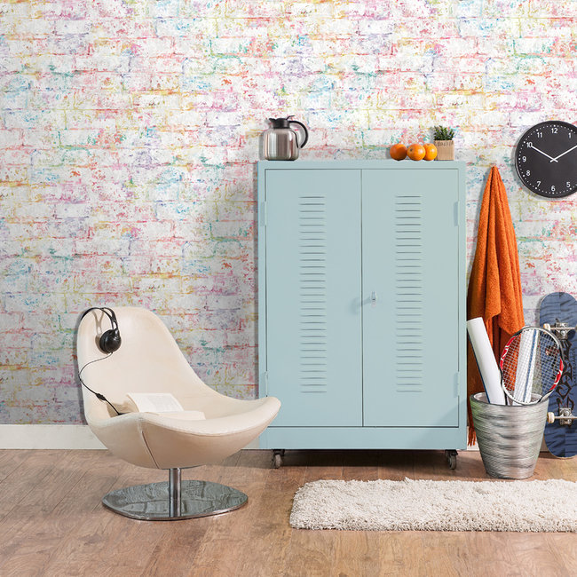 Dutch Wallcoverings Duch Wallcoverings - Loft- baksteen multicolor - vliesbehang - 10m x 53cm - M529-10