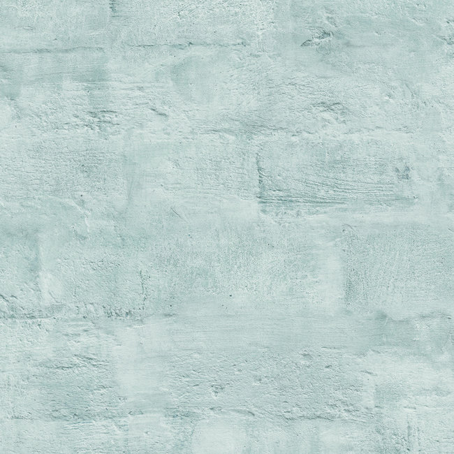 Dutch Wallcoverings Duch Wallcoverings - Loft- baksteen mint - vliesbehang - 10m x 53cm - M530-04