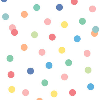 Dutch Wallcoverings Dutch Wallcoverings - My Kingdom- Dots Large multi - M519-10