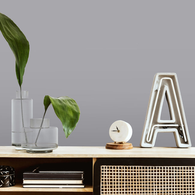 Dutch Wallcoverings Duch Wallcoverings - Pop- uni grijs - vliesbehang - 10m x 53cm - M562-19