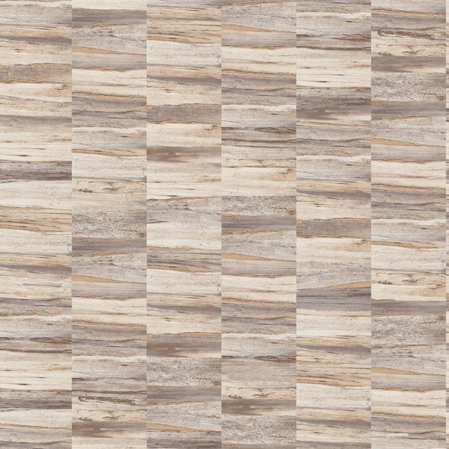 Dutch Wallcoverings FC Artisan Metallic Wood Purple/Gilver  - vliesbehang - 10m x 53cm - 24907