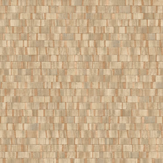 Dutch Wallcoverings FC Artisan Small Metallic Wood Natural/Copper  - 24927