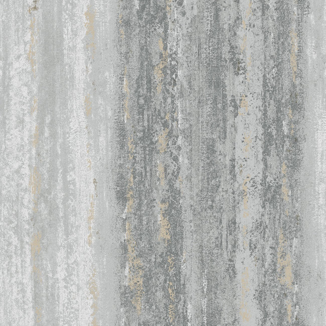 Dutch Wallcoverings FC Bakau- Vesuvius Charcoal - vliesbehang - 10m x 53cm - 65081