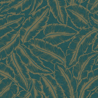 Dutch Wallcoverings FC Bakau- Elgin Teal - 65733