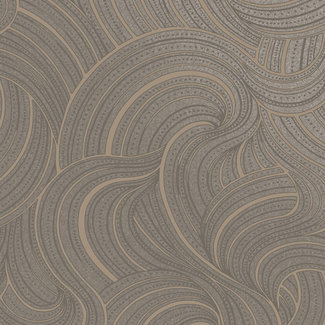 Dutch Wallcoverings FC Bakau- Aurora Slate/Rose gold - 65722