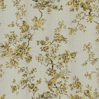 Dutch Wallcoverings Roberto Cavalli 8 - bloem zilver/goud - 19044