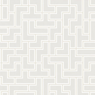 Dutch Wallcoverings Vliesbehang - FC Thom dessin wit - TH9701