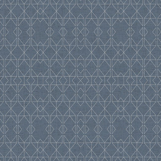 Dutch Wallcoverings Dutch Wallcoverings - FC Nouvel dessin blauw/zilver - NO7189